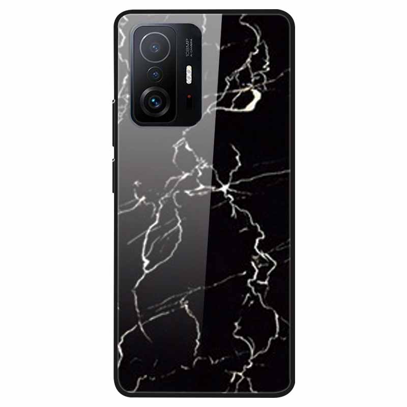 Tempered Glass Case For Xiaomi 11T Cover 6.67 Cool Bumper Hard glass Case For Xiaomi 11T Pro Case Mi 11T Pro Mi11T Capa Shells