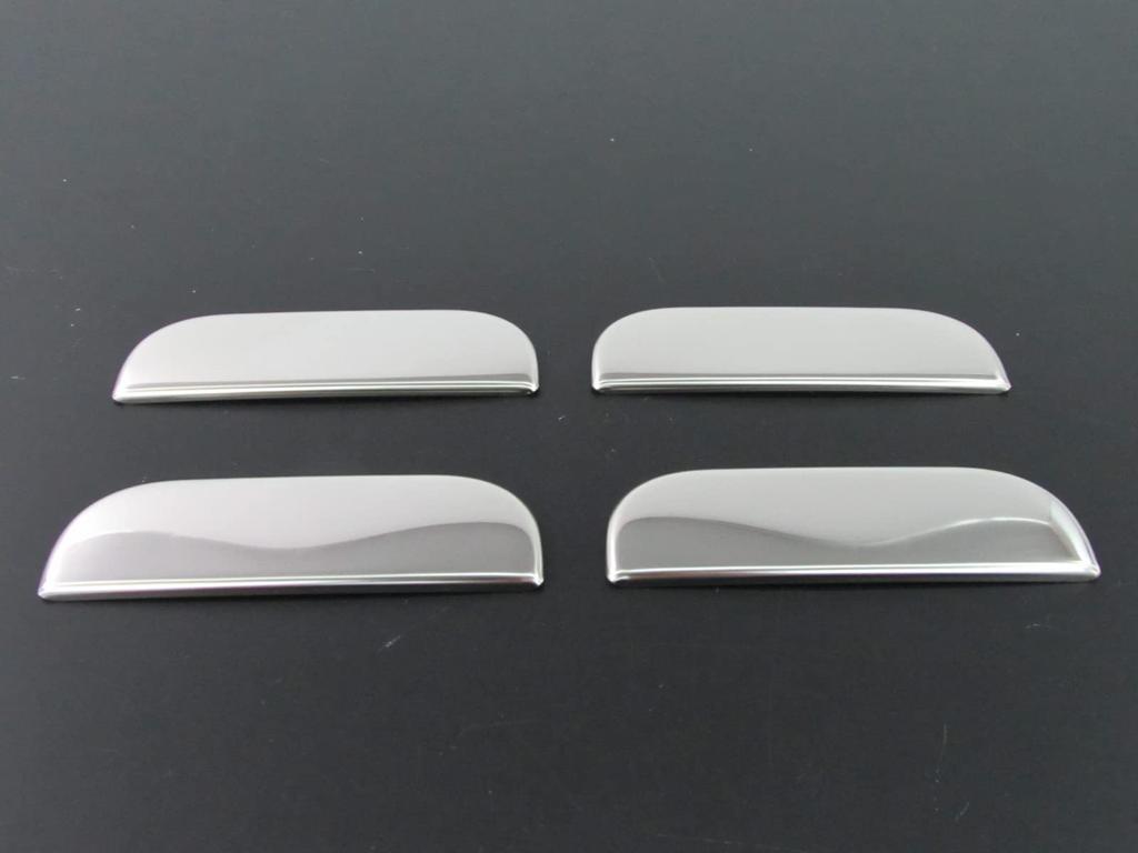BRIGHTZ Mira Gino Finish Stainless Steel Door Handle Set for the and L660 Mira Gino L650S/L660S Ultra-Mirror Covers, 4-Piece [DHC-NOBU-168] L650,