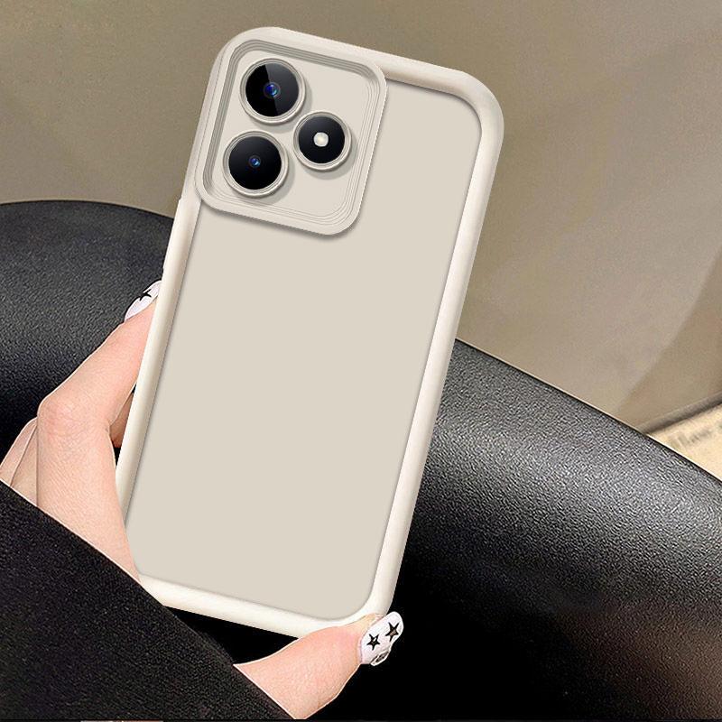 For Realme C51 C53 C61 C63 C55 Case Full Package Matte Anti Drop Soft Silicone Bumper Cover For Realme C65 C67 4G 5G Phone Case