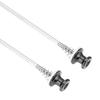 Stainless Steel Axle CNC Alloy Skewers for Bike Road Bicycle Quick Release (black 100 130)