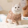 Keep Warm Winter Puppy Clothes Striped Pajamas Dog Jumpsuits Kawaii Pet Clothes  Corgi