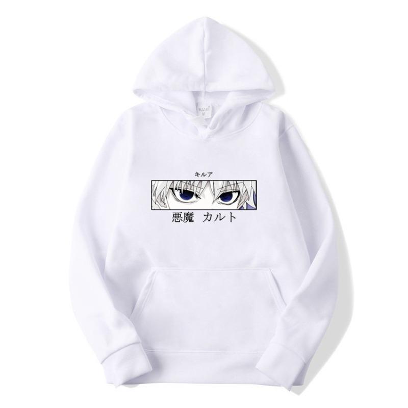 Japanese Animation Killua Hunter Hoodies Men New Long Sleeve Sweatshirts Women Casual Harajuku Streetwear Sudaderas Pullovers