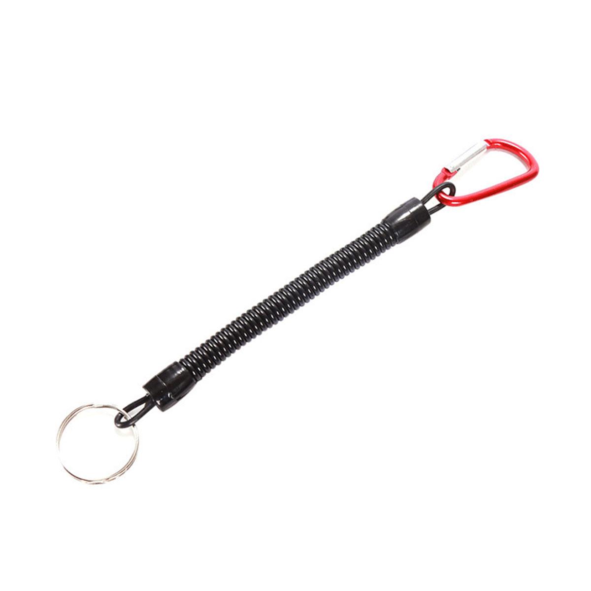 

Stainless Steel Fishing Hook Disgorger Fish Hook Remover Coil Springs Snap Hook Holder Retractable Coil Cord Holder
