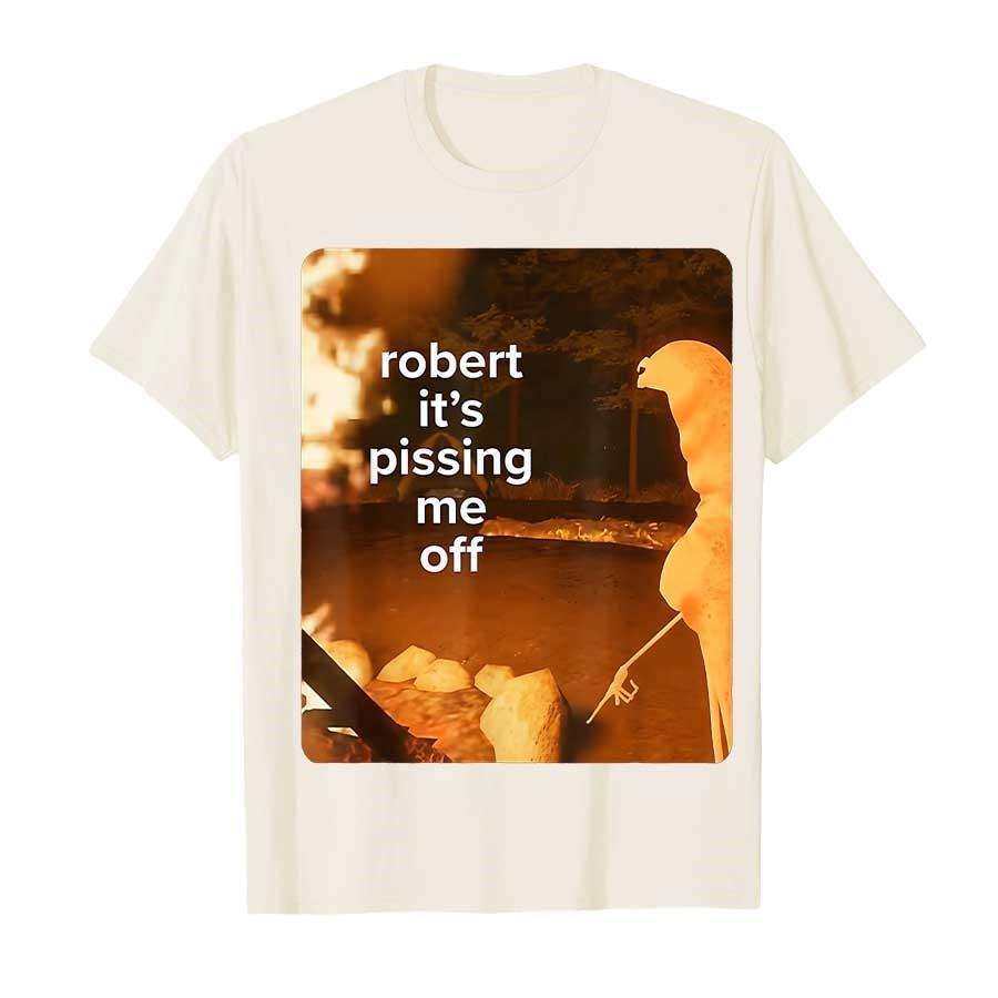 Marcus The Worm Robert Meme T-shirt for Men Women 100Cotton T Shirts Short Sleeve Tops Popular Fashion T-shirts Comfortable