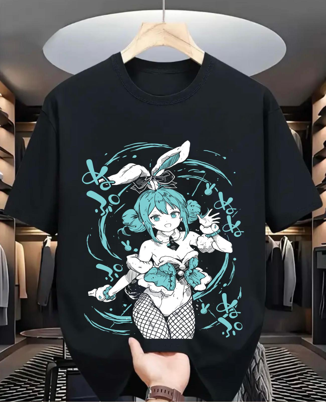 Hatsune miku T-Shirt Mens Womens Tees Top,hatsune miku,vocaloid,miku,anime,hatsune,All Size S