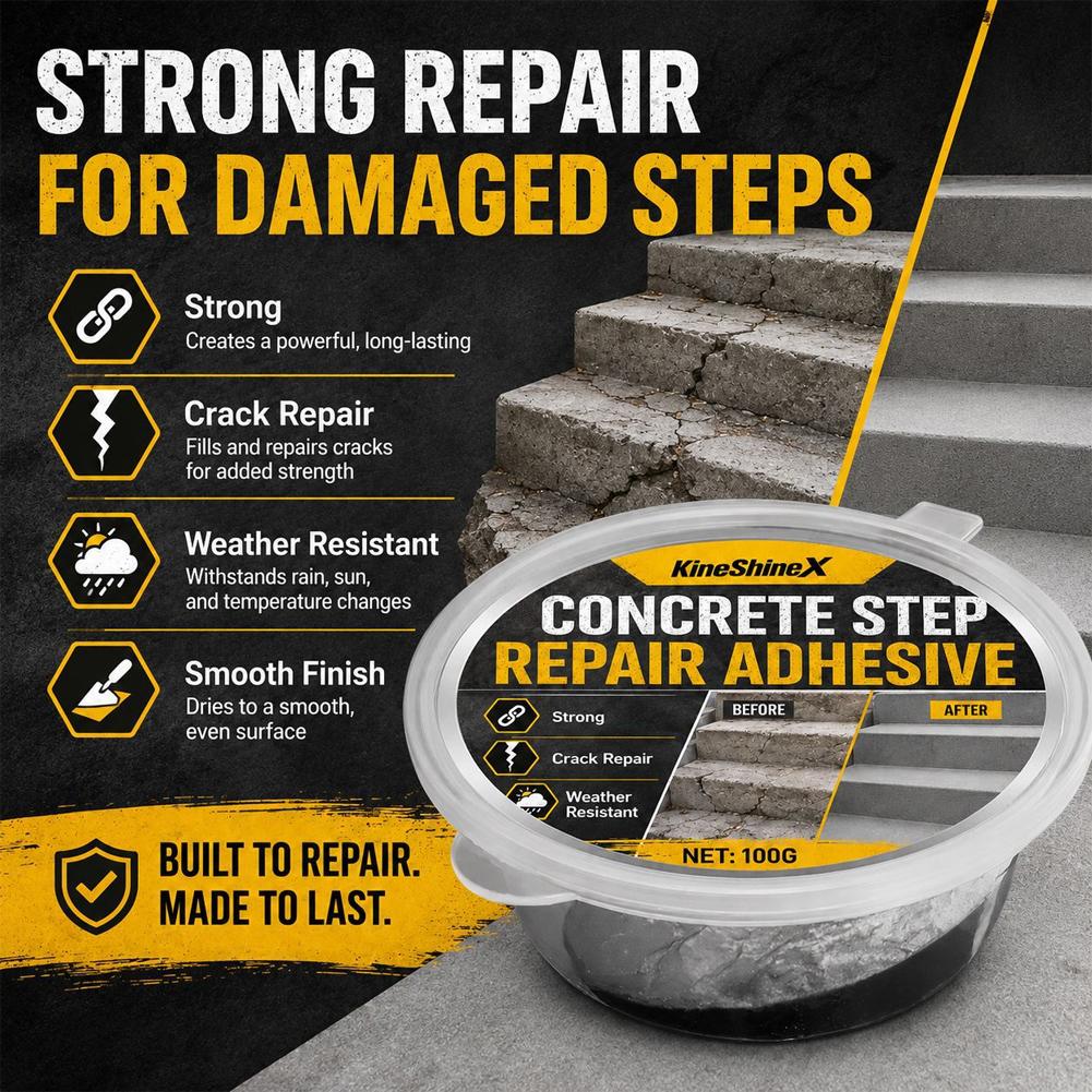 Concrete Crack Filler Repair Adhesive High Strength Strong Bonding Waterproof Cement Floor Driveway Walkway Step Patch Sealant