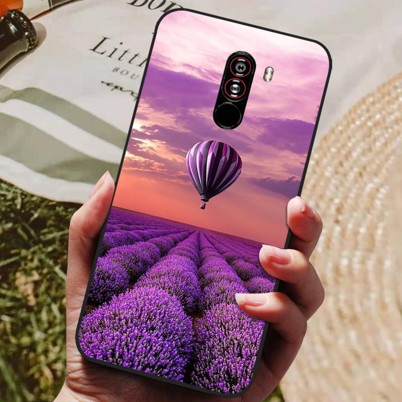 For xiaomi mi pocophone f1 Case Silicon Back Cover Phone Case for xiaomi poco F1 Cases Pocofone F1 6.18 inch Soft bumper coque