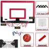 Punch-Free Foldable Basketball and Volleyball Hoop for Kids - Indoor/Outdoor Wall-Mounted Dunk Board