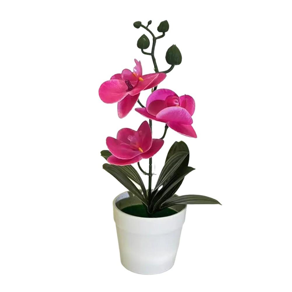 Fake Flower Plant Phalaenopsis Bonsai Easy To Style