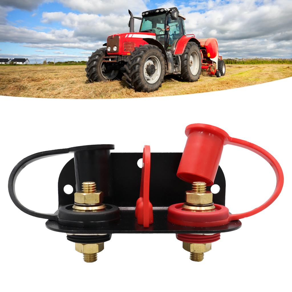 Remote Battery Terminal Car Charging Jump Post Base Extension Cable Set for Tractor Lawn Mower