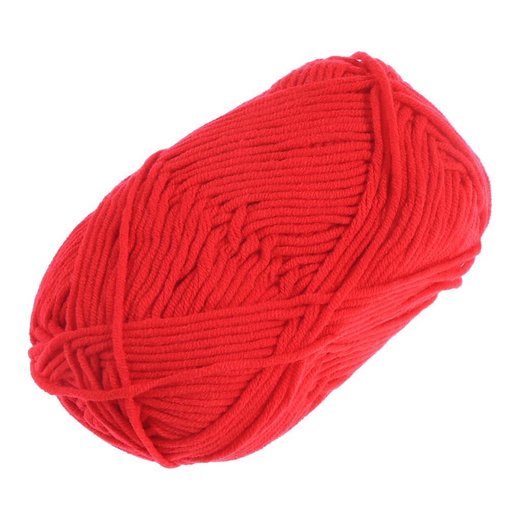 50G Milk Cotton Yarn Chunky Knitting Wool Soft Warm For Hats Scarves Sweaters Diy Crochet Spinning Weaving Needle Felting Cotton