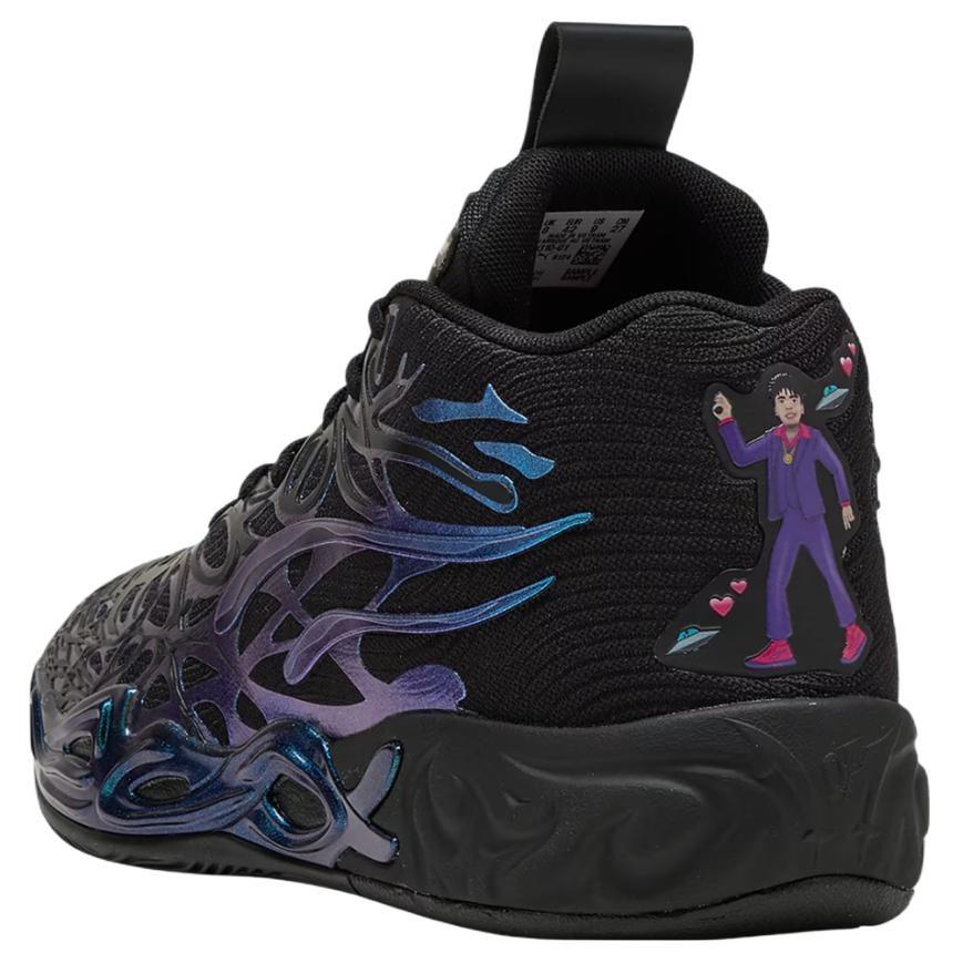 Puma MB.04 Mid Top Basketball Shoes Unisex Black Blue 311310-01
