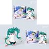 Hatsune Miku 21cm Pvc Model With Assembled Sitting Pose For Anime Enthusiasts And Collectors