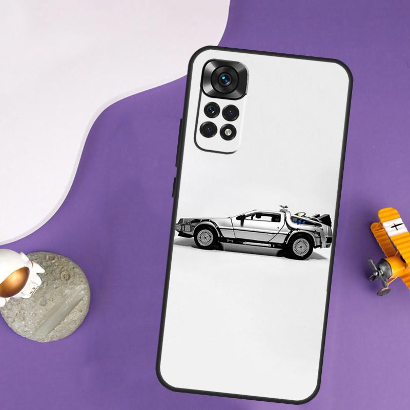 

Back to the Future DeLorean Case For Xiaomi Redmi Note 14 13 Pro 12 9 10 11 Pro 10S 11S 12S Redmi 14C 13C 10C 12C Cover Redmi Note 11S