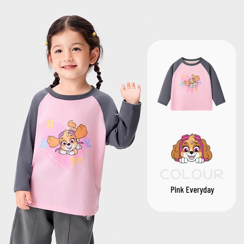 Дитяча футболка з довгим рукавом та круглим вирізом PAW Patrol для хлопчиків та дівчаток - Весна/Осінь Нове надходження