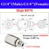 304 Stainless Steel Single Channel Connector 360° Rotating Universal Pneumatic Rotary Joint Male Thread Anti-Winding
