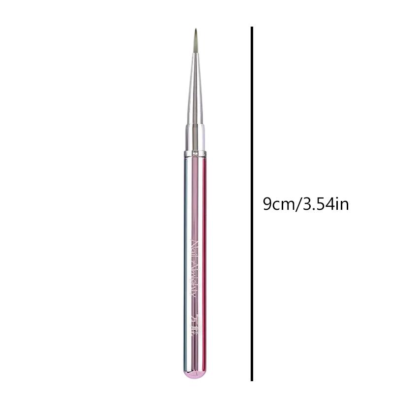Nail Uv Gel Nail Brush Liner Diy Painting Pen Manicure Metal Drawing Brush For Nail Art Design Nails Tip Display Painting Tool