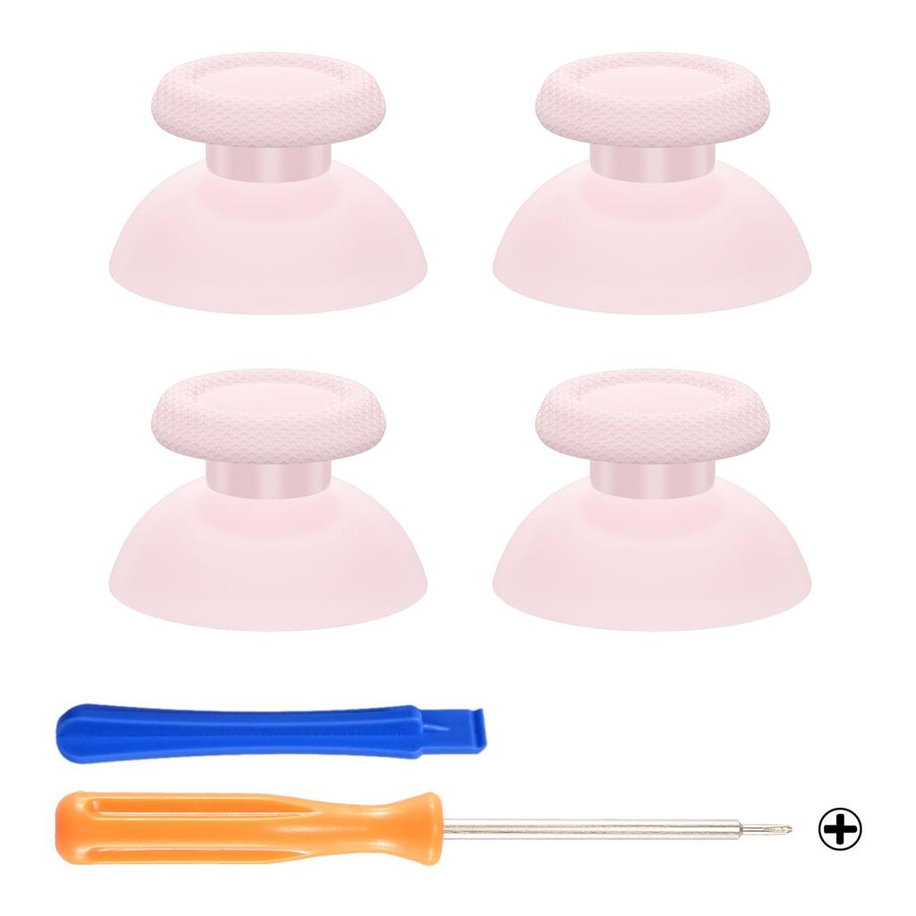 EXtremeRate 2 Paar Ersatz-Thumbsticks, kompatibel mit PS5, benutzerdefiniertem Analogstick-Joystick, kompatibel mit allen Controllermodellen von PS5 und PS4