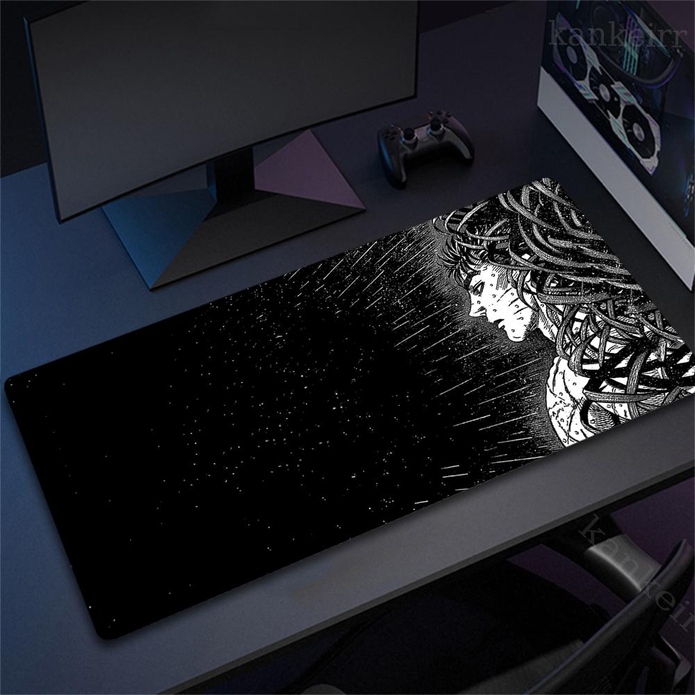 Anime Guts Sword In Berserk Mousepad Desk Mat Gaming Accessories Prime Gaming XXL Keyboard Pad Stitched Pad Desk Pads 50x100cm