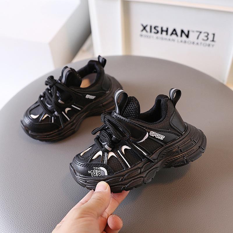 Boys Girls Sneakers 2025 Spring Summer New Baby Breathable Casual Soft Bottom Non-slip Toddler Shoes