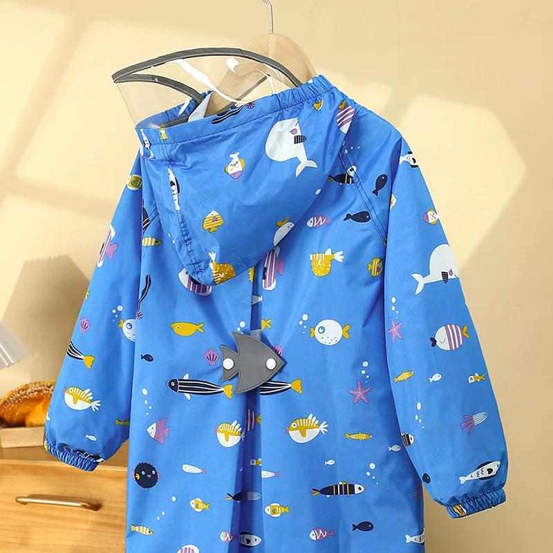 Children's Raincoat for Girls and Boys, Rainproof for Heavy Rain, 2026 Kindergarten Baby Rain Poncho, for Primary School Students to Use for School