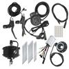48V 250W Nabenmotor Elektrofahrrad Umbausatz mit KT-900S Meter für 700C 12G RadVordermotor