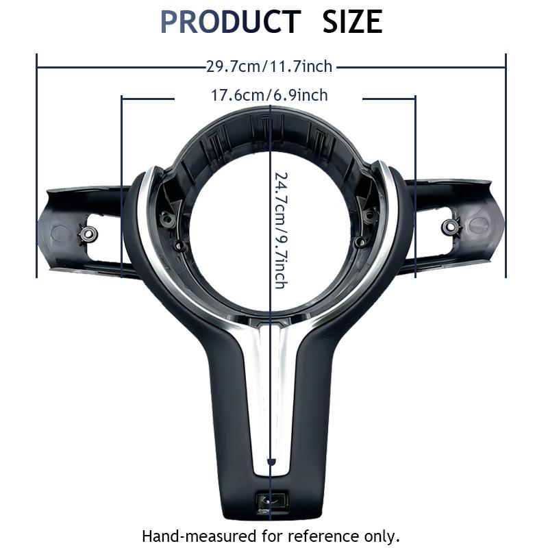 Interior Steering Wheel Thong Cover Trim for BMW F80 M3 F90 M5 M Series F30 F33 F36 F15 F20 F21 F22 F01 F06 F10 F12 Auto Parts