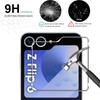 3pcs Full Cover Tempered Glass For Samsung Galaxy Z Flip 5 6 7 HD Clear Glass Full Screen Protector 9H Hardness Glass Film