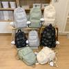 Schoolbag Korean version ins wind butterfly printing backpack lightweight wear-resistant junior high school college student schoolbag niche versatile