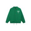 Li-Ning Retro American Letter Print Casual Turn-Down Collar Jacket Men Jackets Pine-Green AJDT499-2