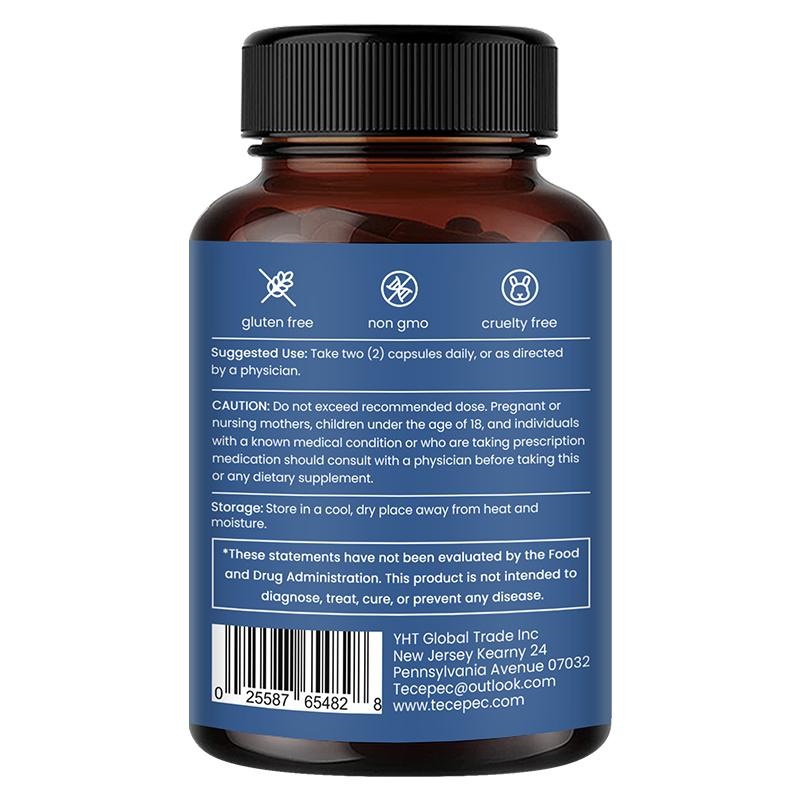 Integratore Akkermansia 100 Milioni Afu, Con Inulina di Cicoria, 120 Capsule per Flacone