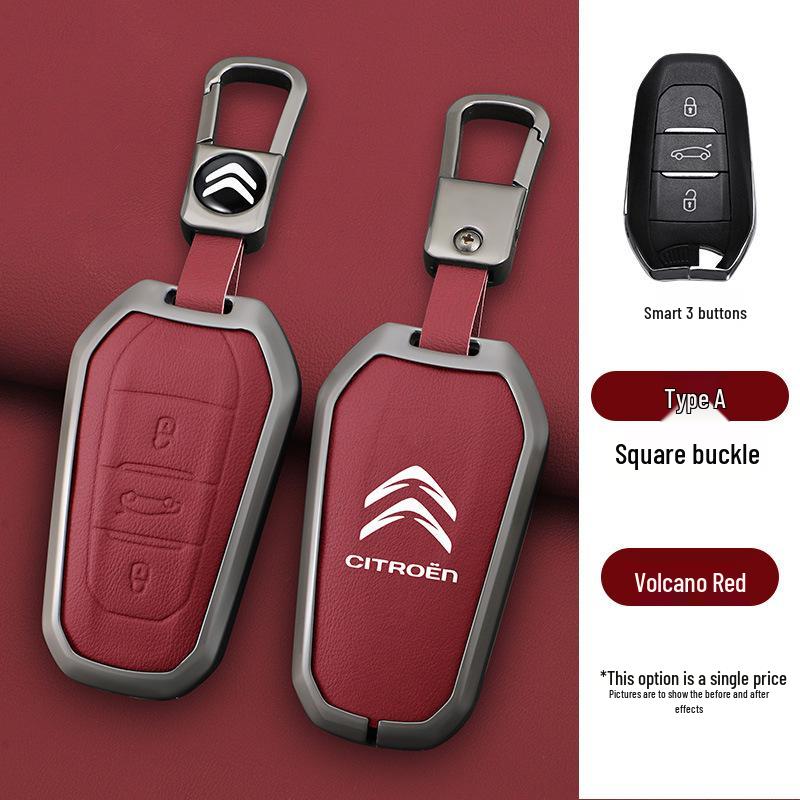 Pouzdro na klíče Citroen pro C4/C5 (2011-2013) Modely - Sklápěcí kovová přezka na skořápku