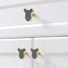 New Cupboard Drawer Knobs Wardrobe Furniture Single Hole Door Handle Simple Personality Children's Room Bedside Table Knobs