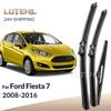For Ford Fiesta 7 2008-2016 2009 2010 2011 2012 Wiper Front & Rear Wiper Blades Windshield Windscreen Window Brushes 26"+15"+12"