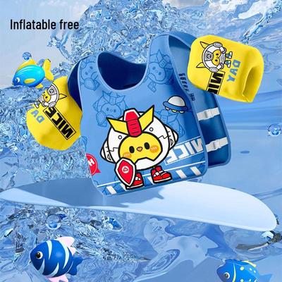 Kids' Inflatable Buoyancy Vest & Arm Rings for Beginner Swimmers