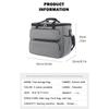 Practical Oxfords Fabric Sewing Accessories Case with Shoulder Strap Foldable Design For Handmade Craft Storage