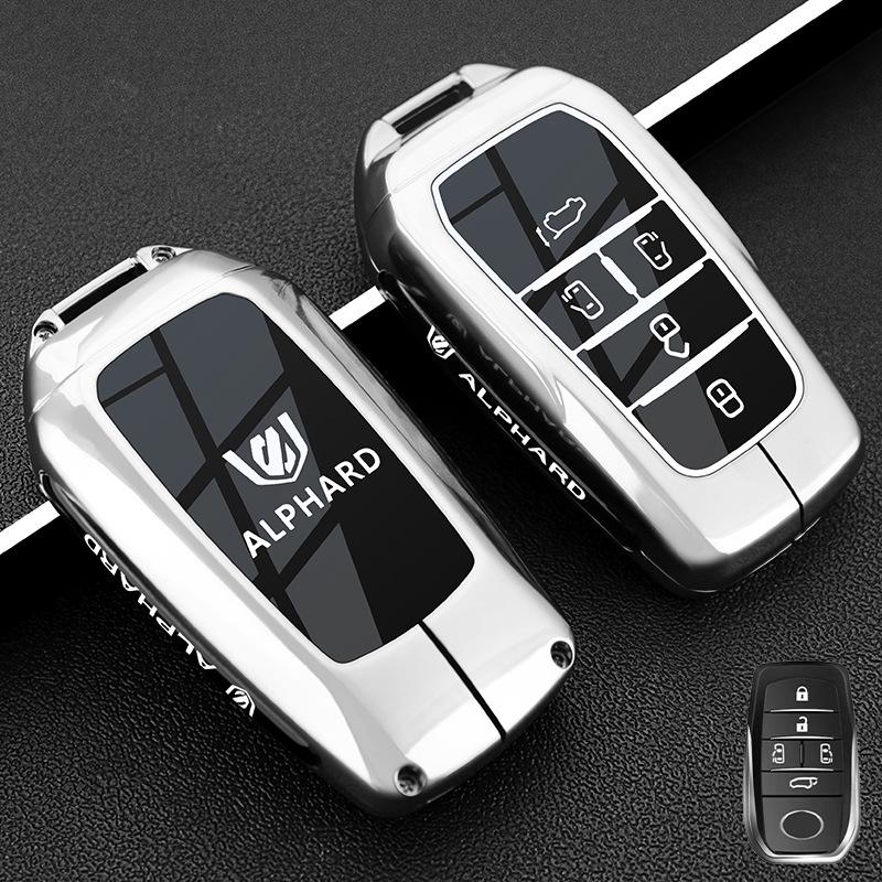 Metal Key Case for Toyota Alphard: Fits 24 & 23 Model Supreme Editions