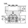 Original MDS120A three-phase rectifier bridge module 120A12V 24V 48V 68V 72V 110V 1600V Rectifier bridge 150A