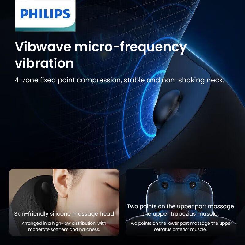 Philips Neck Massager PPM3106N Individuals with implanted medical electronic devices such as pacemakers