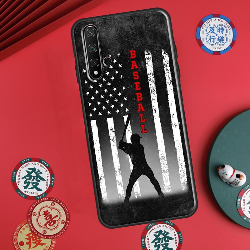 Baseball For Huawei P60 Pro P30 P40 Lite Nova Y61 Y91 Y90 Y70 Y60 Y72 12s 12i 11i 7i 8i 9 10 SE Case