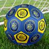Maccabi Tel Aviv Blue Yellow Star Logo Printed Size 5 PU Soccer Ball Outdoor Training Since 1906 Israeli Football Fan Souvenir Match Football