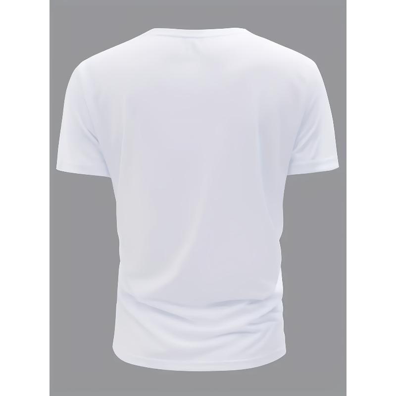 Evropské velikosti Pánské Ležérní Sportovní Módní Krátký rukáv Trendy vzor 2D potisk, Pružné Pohodlné pro Sport, Cestování, Každodenní nošení