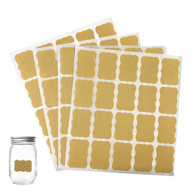 Special-Shaped Yellow Kraft Paper Memo Stickers
