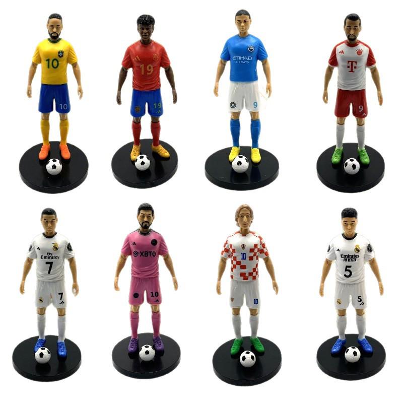2026 World Cup Soccer Stars Figurines: CR7, Messi, Neymar, Mbappé Dolls