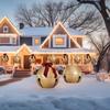 45/60CM PVC Inflatable Christmas Bell Balloon Large Holiday Decoration for Outdoor Garden Christmas Party Decor