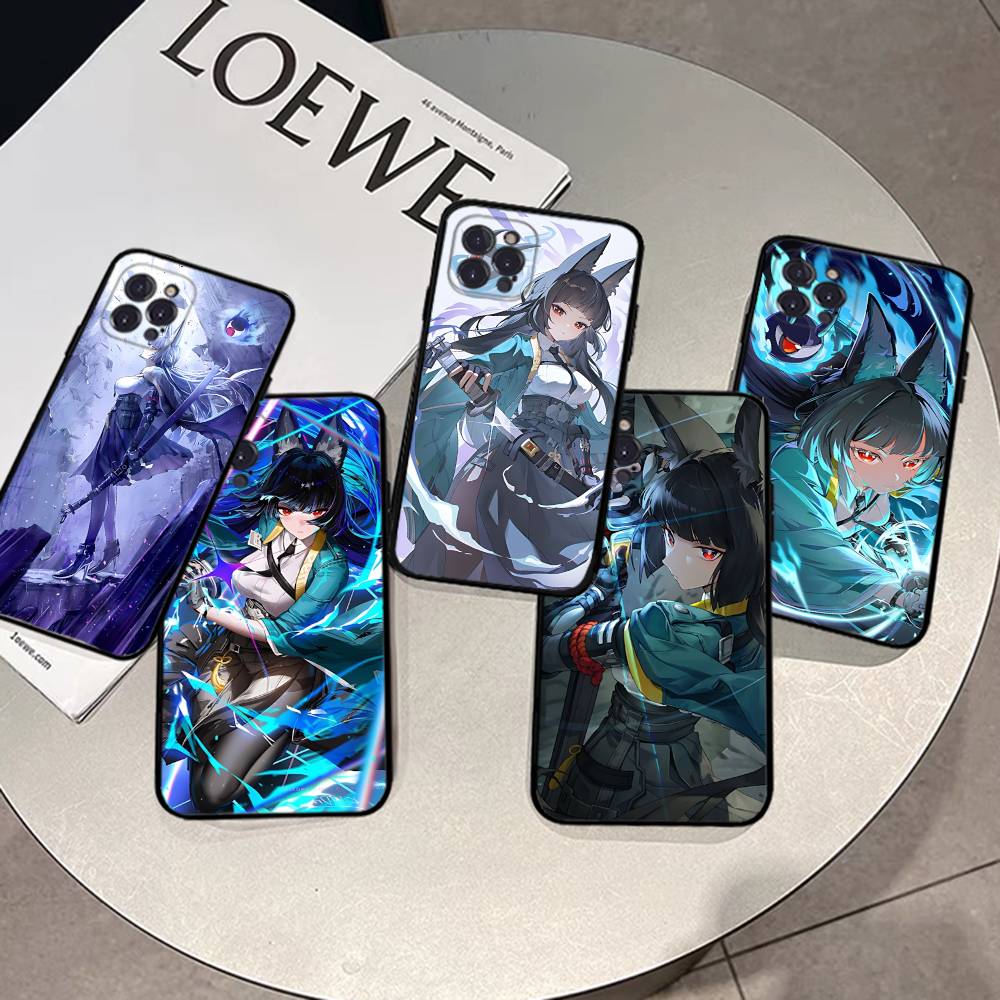 Klassische Mädchen H-Hoshimi Miyabi Handyhülle Für Iphone 17 16 15 16e 14 13 12 11 Pro Max Plus Hülle Cover Coque