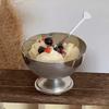 Stainless Steel Dessert Cup Round Vintage Serving Bowls Multi-function Pudding Bowl  Kitchen Tools