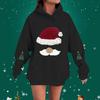 Women's Loose Comfortable Casual Fashionable Christmas Printed Long Sleeved Sweatshirt