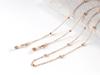 Women's High-End Beaded Metal Glasses Necklace - Anti-Slip Simple Jewelry Lanyard