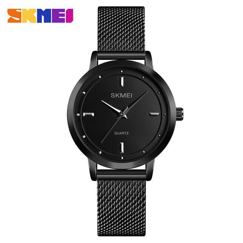 SKMEI Luxury Women Watches Fashion Stainless Steel Waterproof Quartz Watch Women Wristwatch Ladies